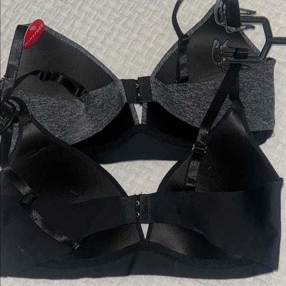 Charcoal Gray and black Women's Bra 2 Pack - Picture 7 of 9